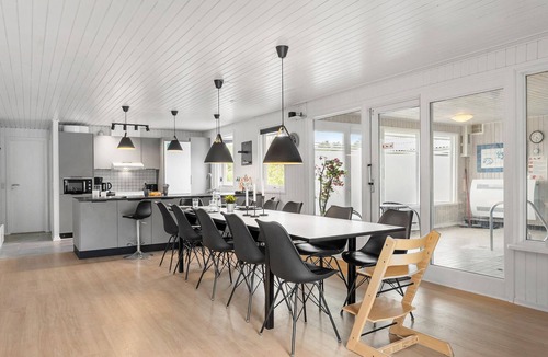 Bønnerup Strand House | Beautiful home in Glesborg with sauna