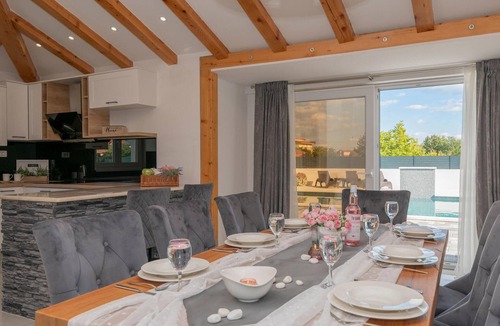 Grubine House | Beautiful home in Grubine with sauna