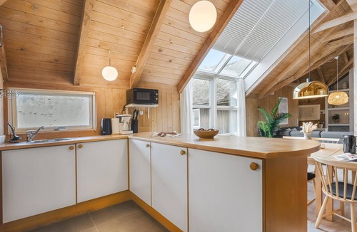 Haurvig House | Beautiful home in Hvide Sande with sauna