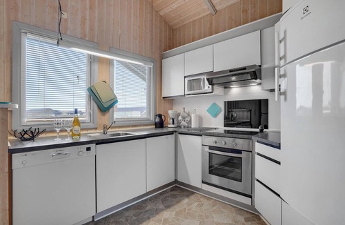 Bjerregard Strand House | Beautiful home in Hvide Sande with sauna
