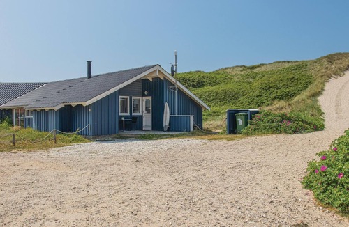 Bjerregard Strand House | Beautiful home in Hvide Sande with sauna