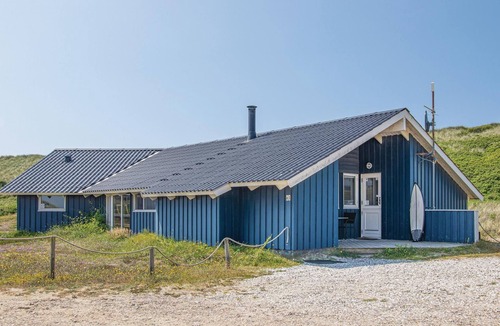 Bjerregard Strand House | Beautiful home in Hvide Sande with sauna
