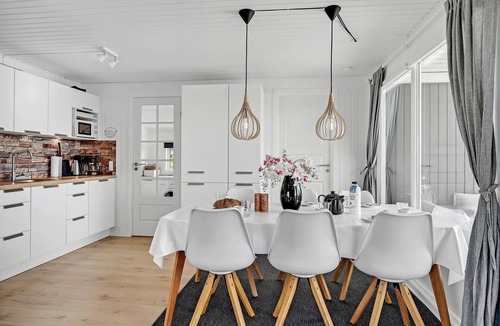 Bjerregard Strand House | Beautiful home in Hvide Sande with sauna