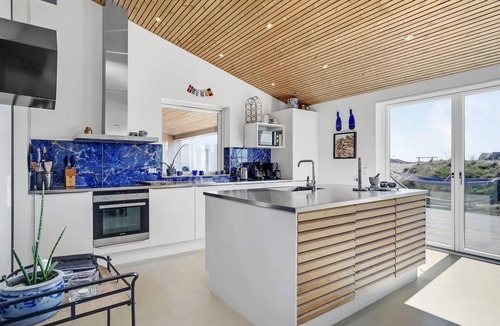 Haurvig House | Beautiful home in Hvide Sande with sauna