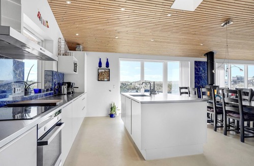 Haurvig House | Beautiful home in Hvide Sande with sauna