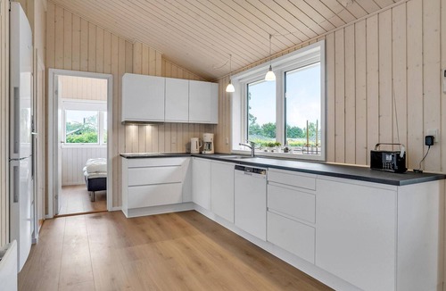 Odde House | Beautiful home in Hadsund with sauna