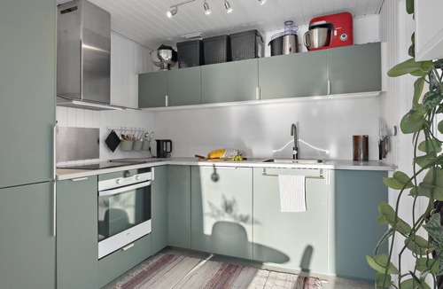 Helberskov Strand House | Beautiful home in Hadsund with sauna