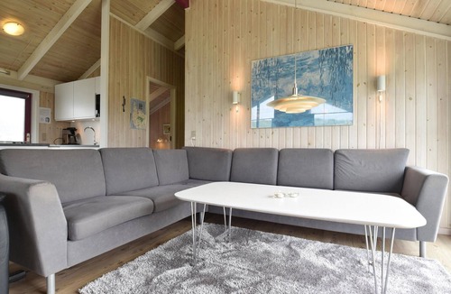 Vrist Strand House | Beautiful home in Harboøre with sauna