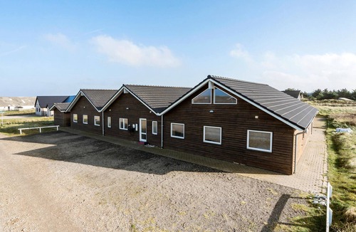 Vrist Strand House | Beautiful home in Harboøre with sauna