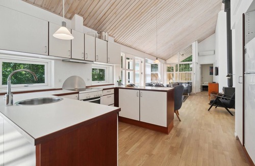 Hasle House | Beautiful home in Hasle with sauna