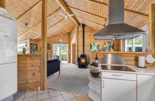 Bork Havn House | Beautiful home in Hemmet with sauna