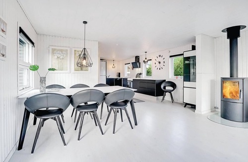 Henne Strand House | Beautiful home in Henne with sauna