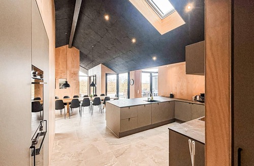 Hojslev House | Beautiful home in Højslev with sauna