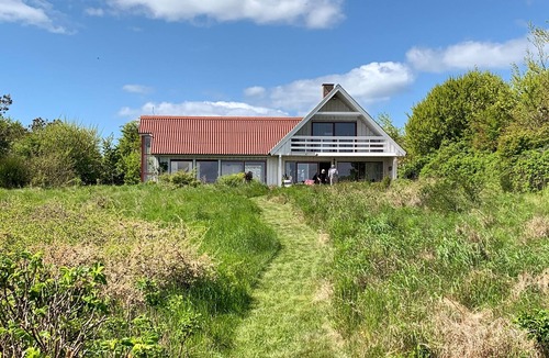 Knebel House | Beautiful home in Knebel with sauna
