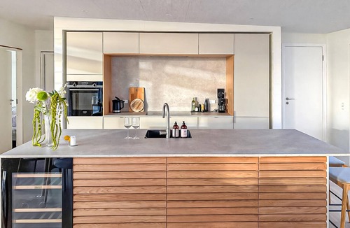 Knebel House | Beautiful home in Knebel with sauna