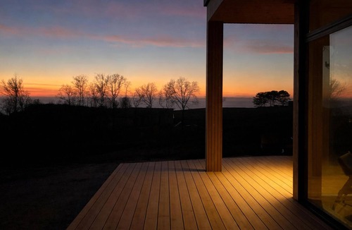 Knebel House | Beautiful home in Knebel with sauna