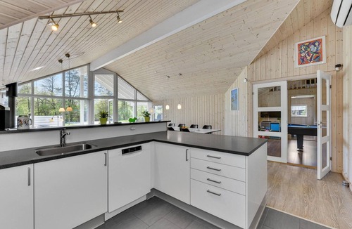 Houstrup House | Beautiful home in Nørre Nebel with sauna