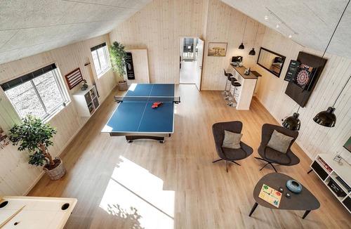 Houstrup House | Beautiful home in Nørre Nebel with sauna
