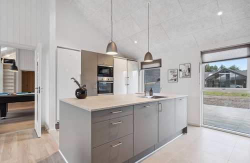 Houstrup House | Beautiful home in Nørre Nebel with sauna