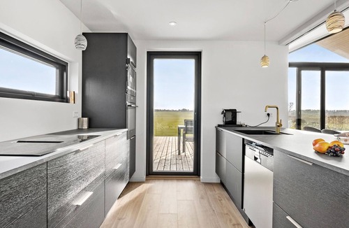 Saksild Strand House | Beautiful home in Odder with sauna