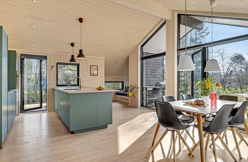 Ørsted House | Beautiful home in ørsted with sauna