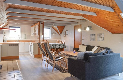 Klegod Strand House | Beautiful home in Ringkøbing with sauna