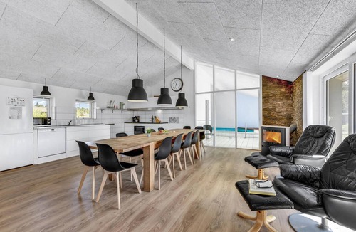 Klegod Strand House | Beautiful home in Ringkøbing with sauna
