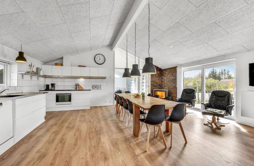Klegod Strand House | Beautiful home in Ringkøbing with sauna