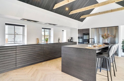 Houvig Strand House | Beautiful home in Ringkøbing with sauna