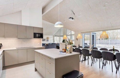 Lodbjerg Hede House | Beautiful home in Ringkøbing with sauna
