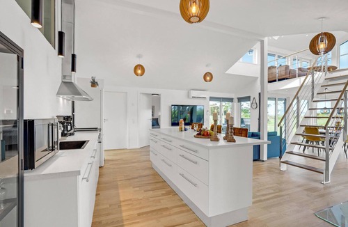 Skjern House | Beautiful home in Skjern with sauna