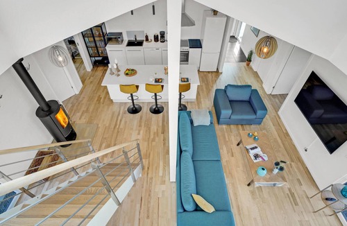 Skjern House | Beautiful home in Skjern with sauna