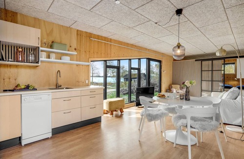 Sunds House | Beautiful home in Sunds with lake view