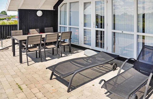 Skovmose House | Beautiful home in Sydals with sauna