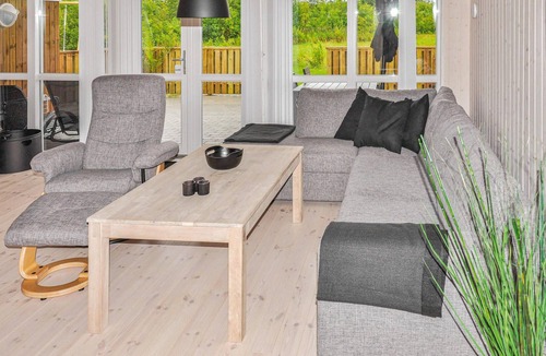 Skovmose House | Beautiful home in Sydals with sauna