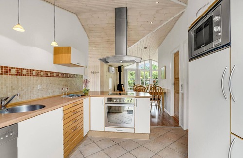 Skaven Strand House | Beautiful home in Tarm with sauna