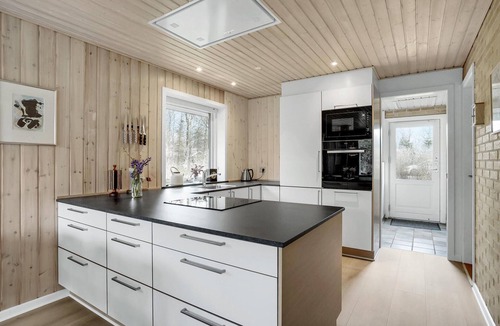 Skaven Strand House | Beautiful home in Tarm with indoor swimming pool