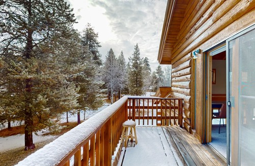 McCall Cabin | Beautiful home on quiet tree-lined property - gorgeous deck & expansive yard