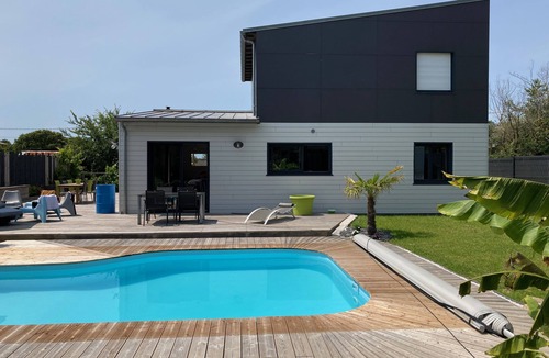 Pornichet House | Beautiful house on large plot for 9 people, 140 m2 with private pool