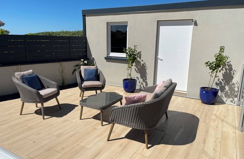 Equihen-Plage House | Beautiful house with garden, pool and sea view