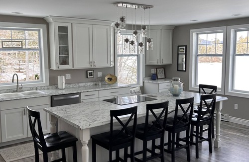 Lucerne-in-Maine House | Beautiful Lakefront Home on Phillips Lake