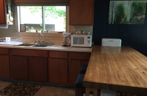 Mancelona Cottage | Beautiful lakefront setting with pontoon boat available to rent. nnn