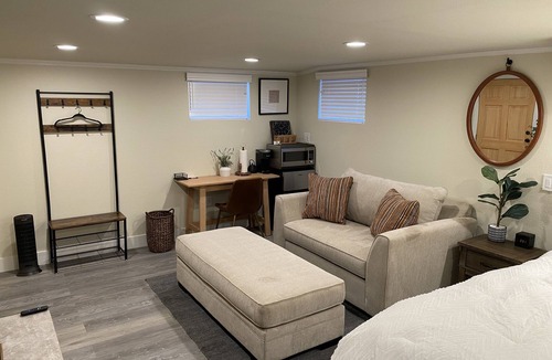 Civic Center Apartment | Beautiful & Large Garden Level Studio