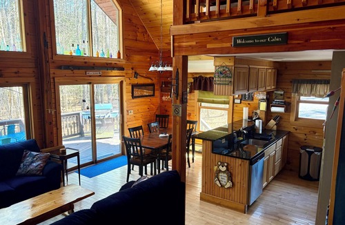 Chestertown House | Beautiful Lincoln Log Home in Tripp Lake community