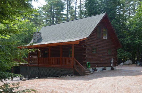 Chestertown House | Beautiful Lincoln Log Home in Tripp Lake community