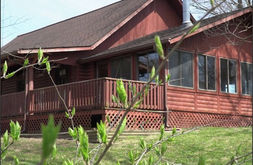 Attica House | Beautiful Lofted Home with Rugged Wood Interior Featuring Large Beams