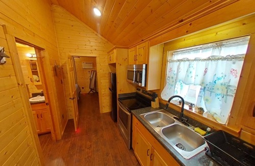 Pipe Creek Cabin | Beautiful Log cabin overlooking a meadow