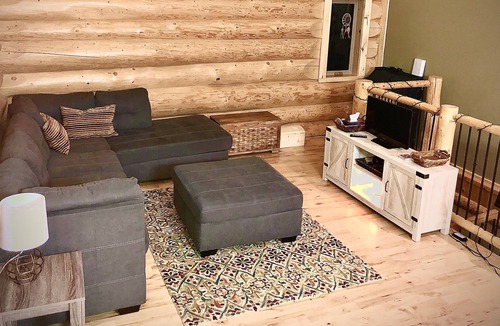 Christopher Lake House | Beautiful Log Home in private setting