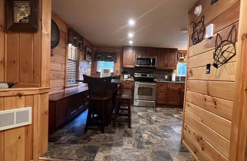 Lake George House | Beautiful Mountainside Log Home