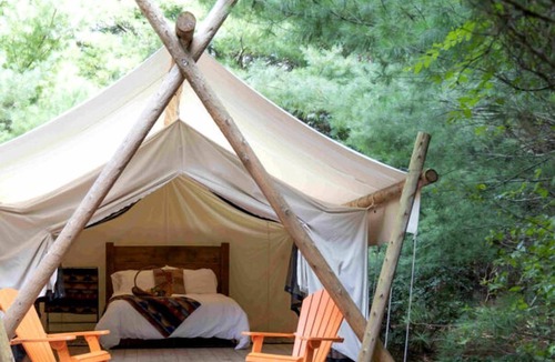 Port Dover House | Beautiful Ontario Glamping Tent Along Lynn River